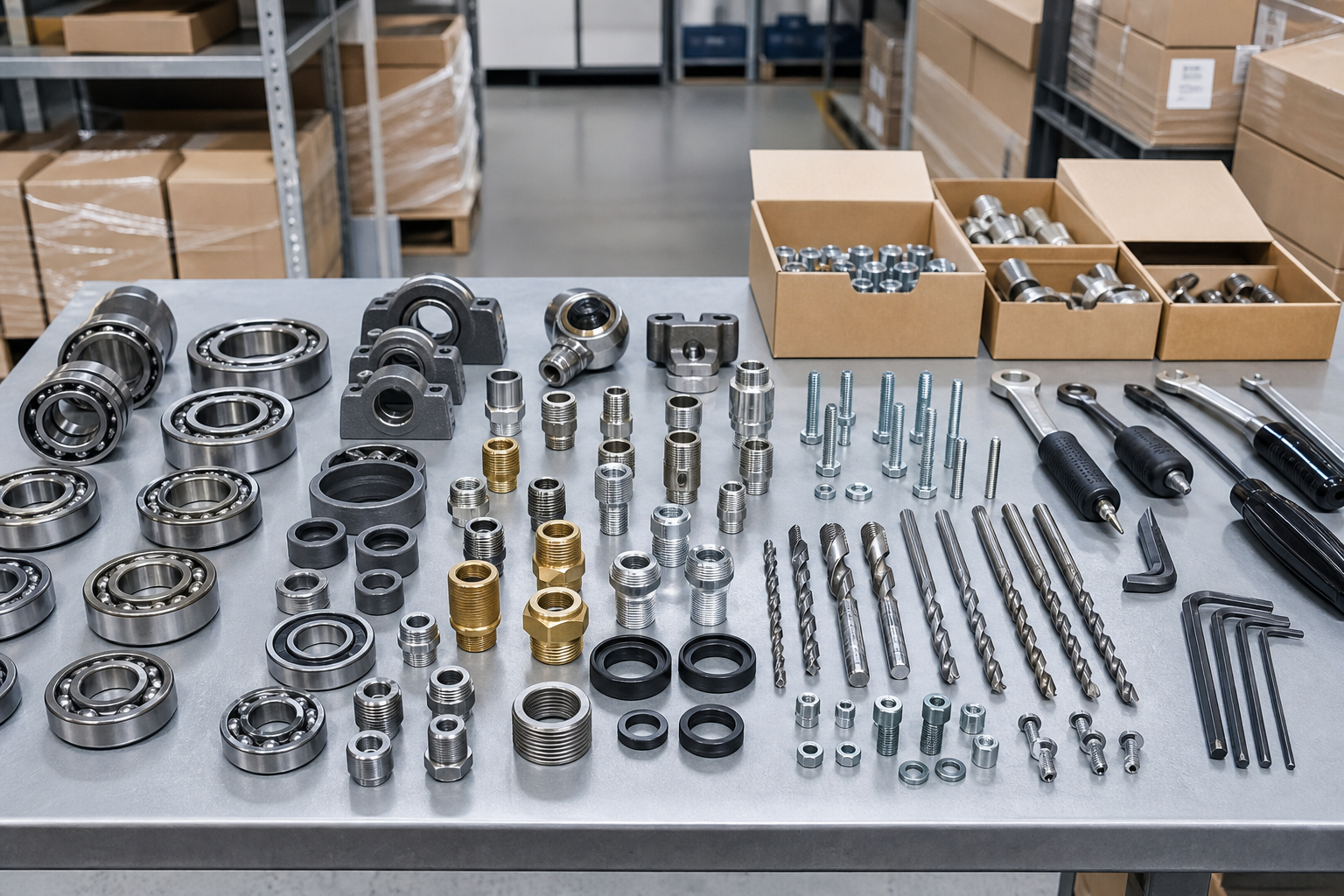 Industrial tools, spare parts and accessories category